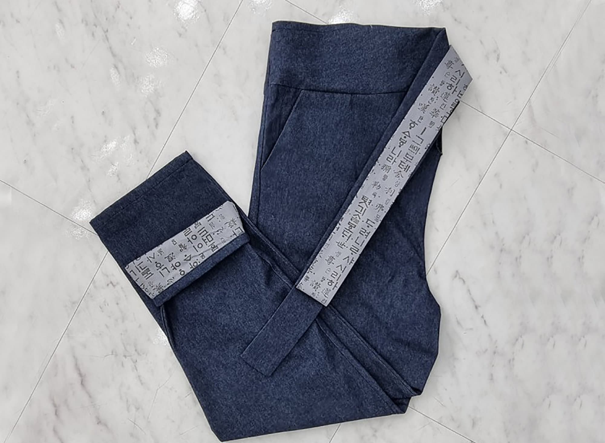 Jean Series BLUE JEAN Color COMBINATION Modern Hanbok Top Etsy