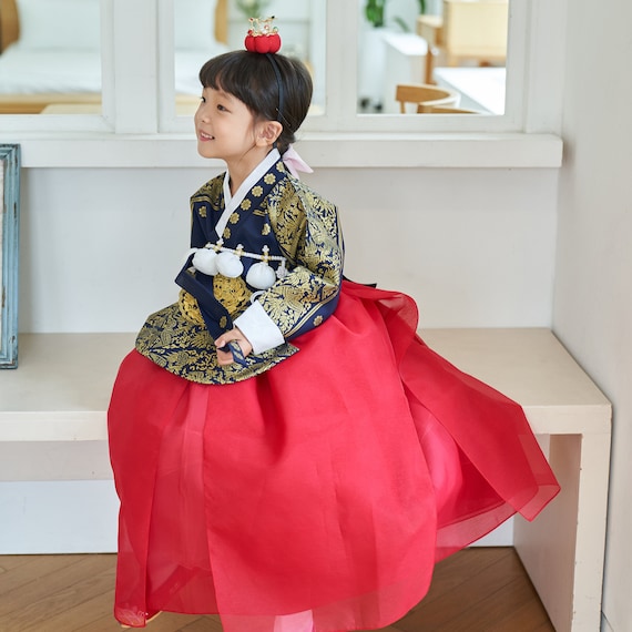 Korean traditional dress clearance for baby girl