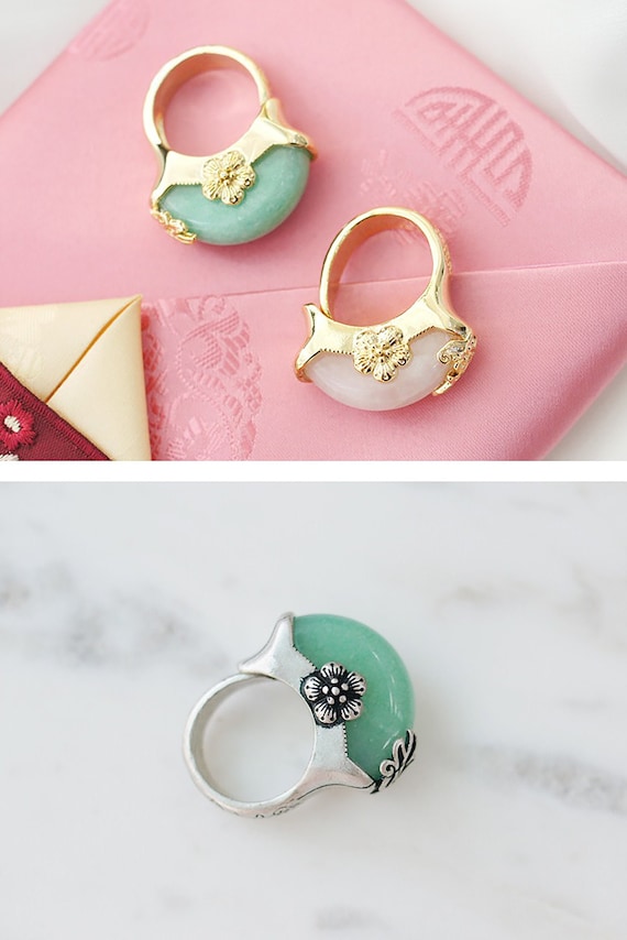 Anillos coreanos Hanbok hecho a ajustable - España