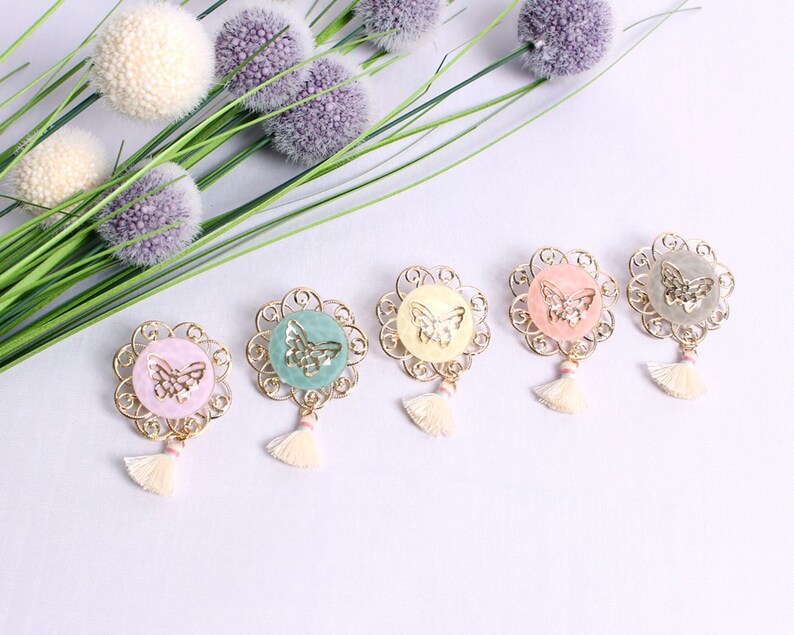 Hanbok Brooch Accessory Ornament Girl Baby Korean Dress Accessory 100th birth Baikil First Birthday Dol Birthday Party Celebration
