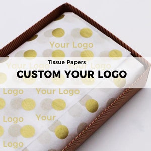 Branded Tissue Paper, Custom Tissue Paper, Printed Tissue Paper, Tissue  Paper With Logo, Packaging Materials, Branded Packaging Items 