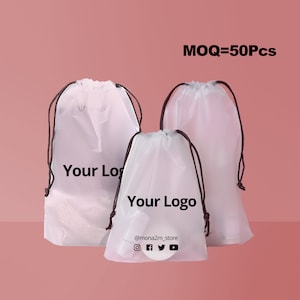 Aangepaste hoge kwaliteit tas met trekkoord, duurzame matte doorzichtige tas, herbruikbare zakken met trekkoord met logo, gepersonaliseerde cornhole-tassen met logo