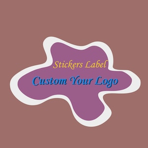 Etichette adesive personalizzate Adesivi con logo a colori personalizzati
