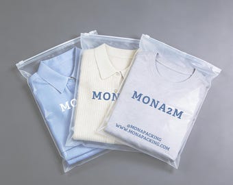 Custom Clear Zipper Bags High Quality Plastic Bags Custom Packaging Poly bags Clothes Bags