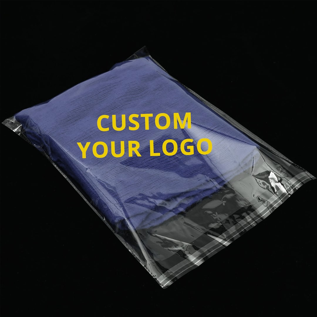 100pcs Custom Clear OPP Bags High Quality Plastic Bags Custom Packaging