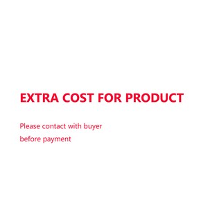 Custo extra para produtos de pedidos personalizados