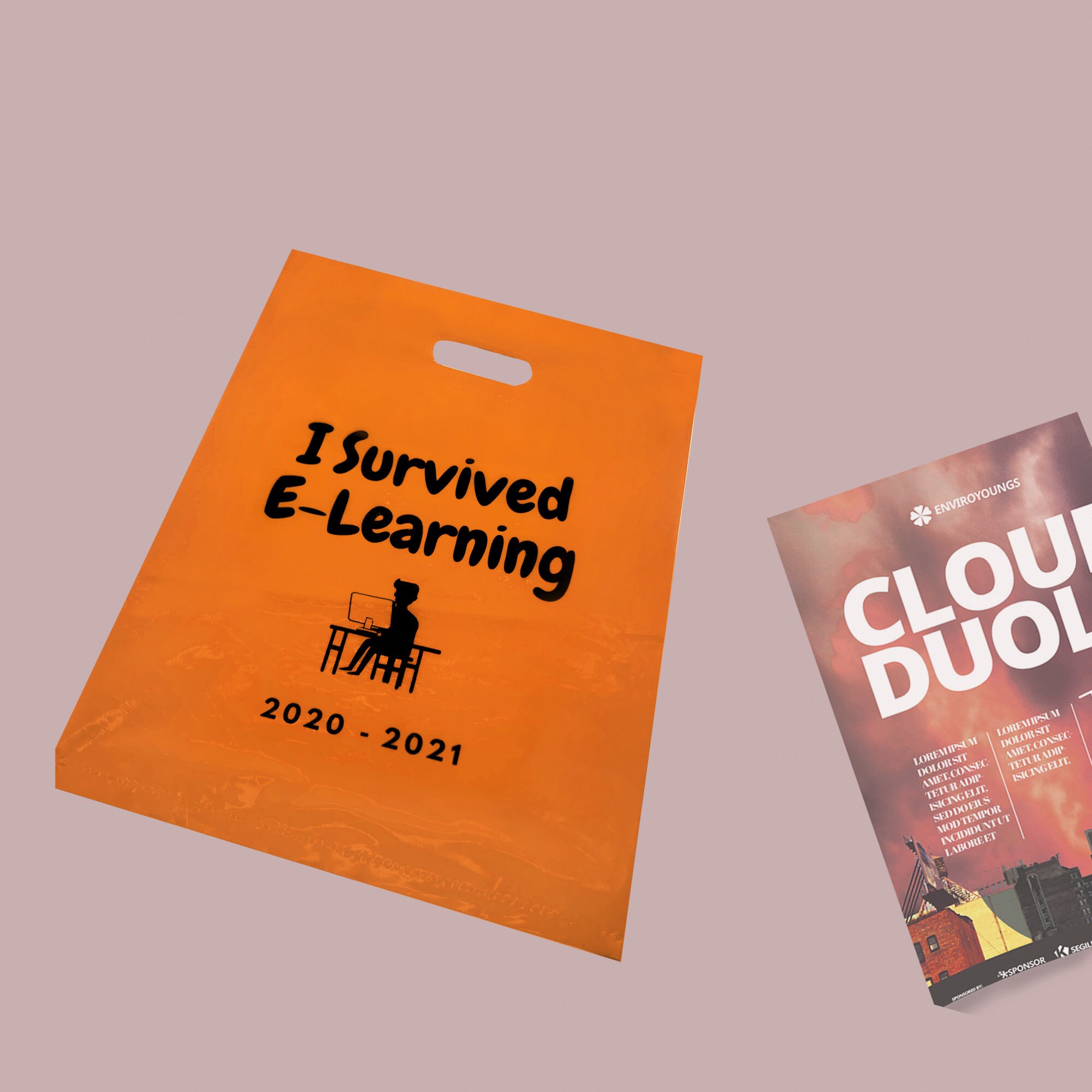 501000pcs Custom Shopping Bags With Logo for Boutique Custom Etsy