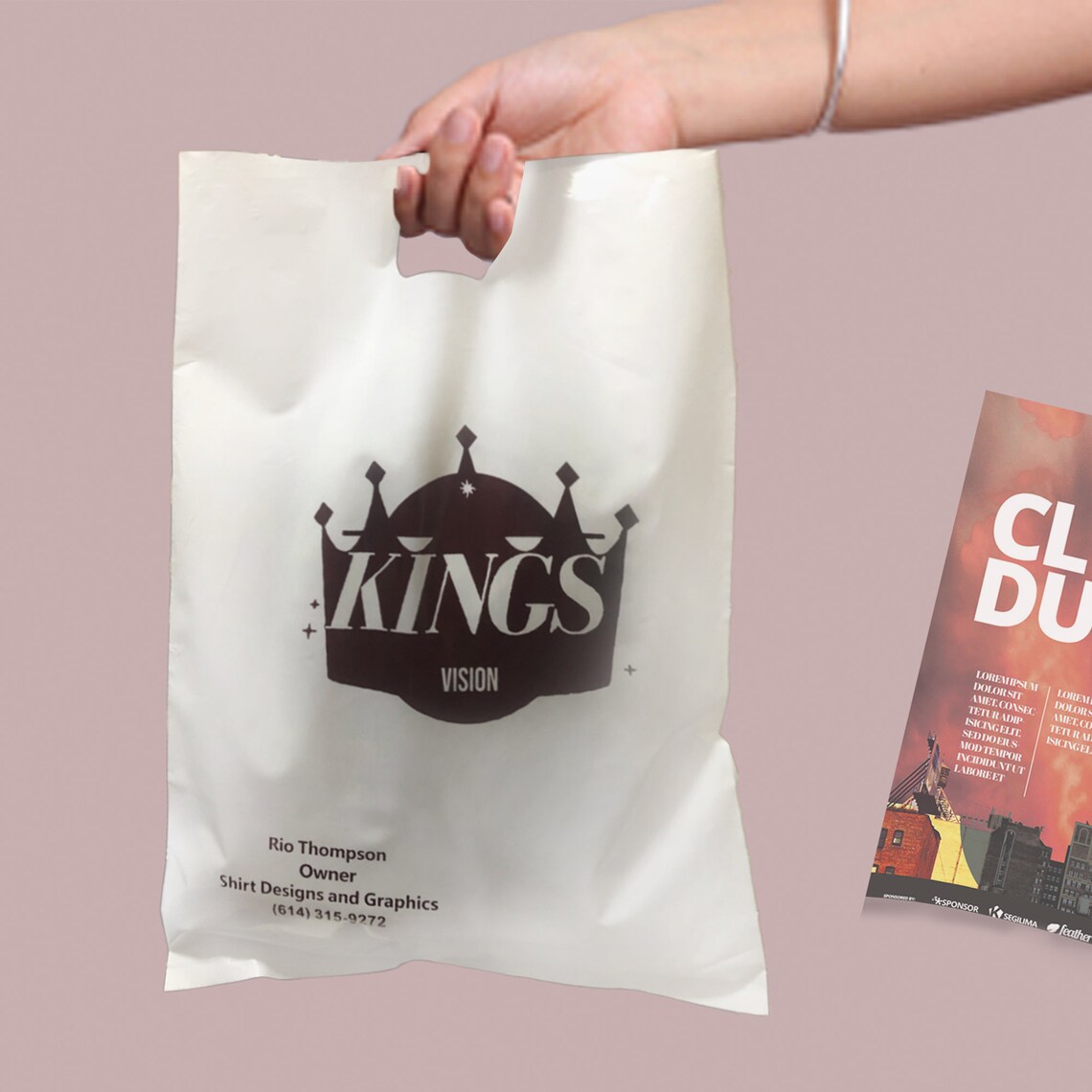 501000Pcs Custom Shopping Bags with Logo for Boutique Custom Etsy