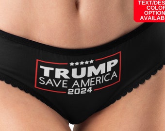 Trump-2024-Save-America-Funny-Cute-Sexy-Lingerie-Women's-Underwear