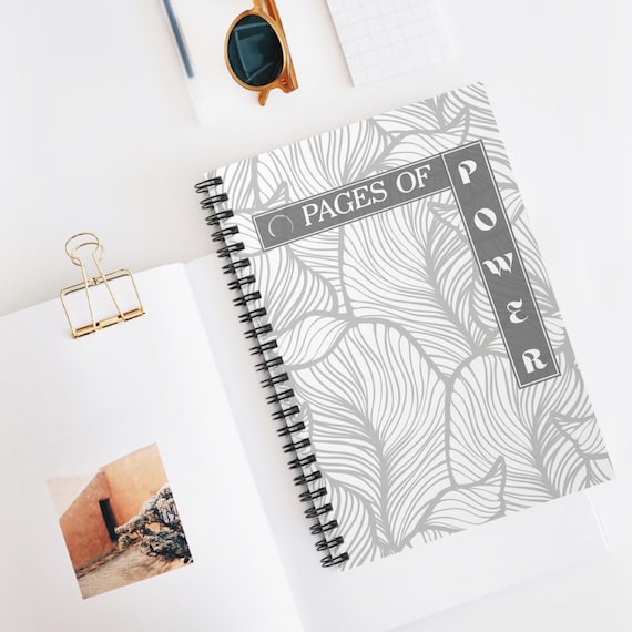 Pages of Power Journal | Empowerment Writing Notebook | Mindful Living Journal | Personal Growth Gift | Moments by Maphian