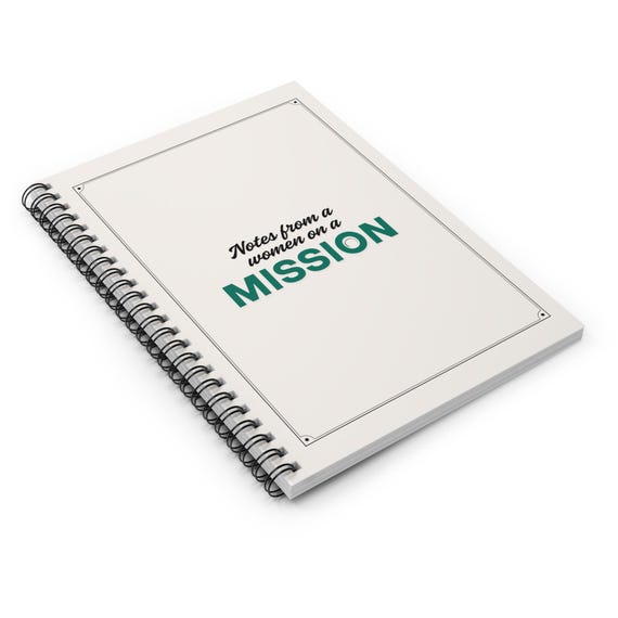Woman on a Mission Journal | Empowered Living Notebook | Goal Setter Writing Journal | Inspirational Gift for Women | Moments by Maphian