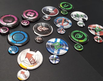 Epic Sized 2 1/4" Tokens