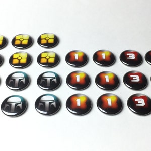Der CORE Style of Tokens kompatibel mit dem Star Wars Destiny Würfel- und Kartenspiel