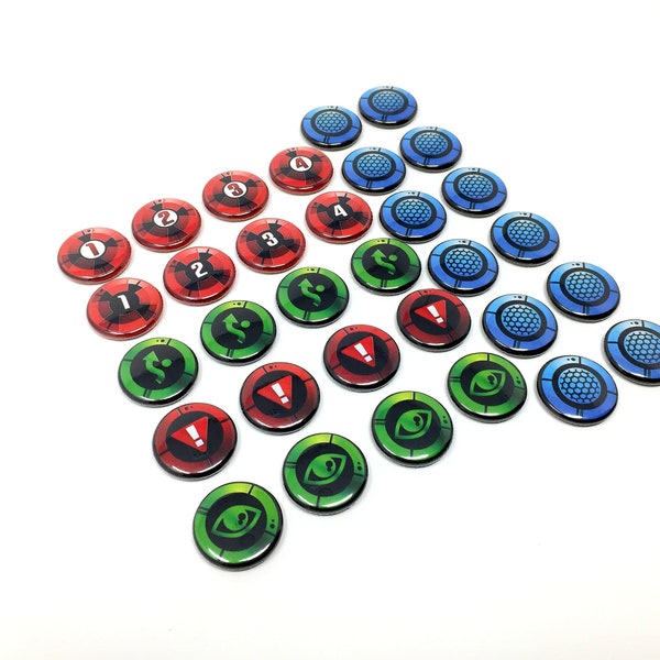 The "NEW" STANDARD V3 Style of X-Wing Tokens compatible with Star Wars 2.0 Miniatures Game