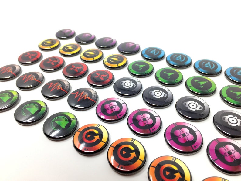 The NEW STANDARD V3 Style of X-Wing Tokens compatible with Star Wars 2.0 Miniatures Game
