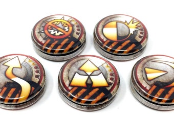 The Armada Red 5 Defence Tokens compatible with Star Wars Armada Miniatures Game by Fantasy Flight Games.