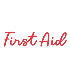 First Aid Decal