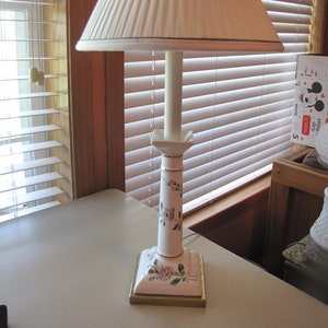 Tall stick table lamps top