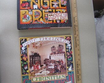 2-Mary Engelbreit Books, The Art and the Artist/ Christmas Companion the look and how to get it! Hardcovers 1995/1996