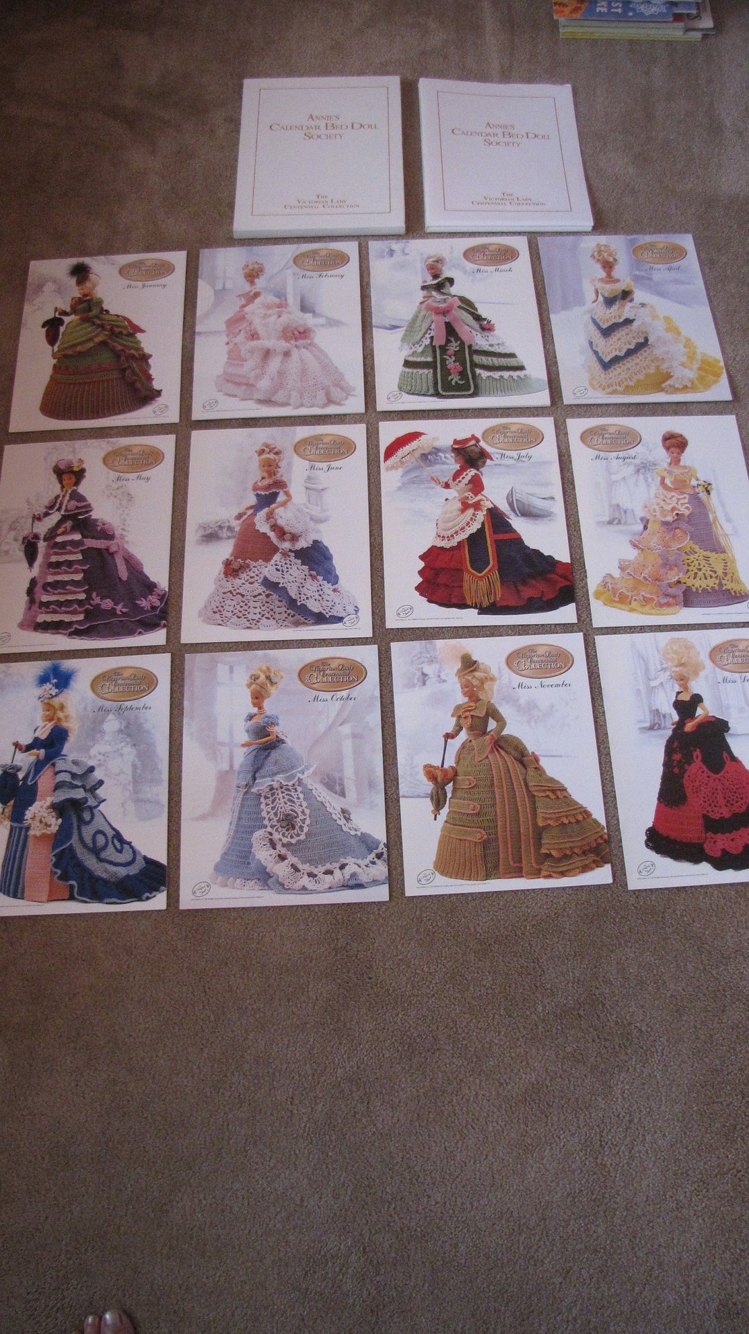 Annie's Calendar Bed Doll Society, the Victorian Lady Centennial