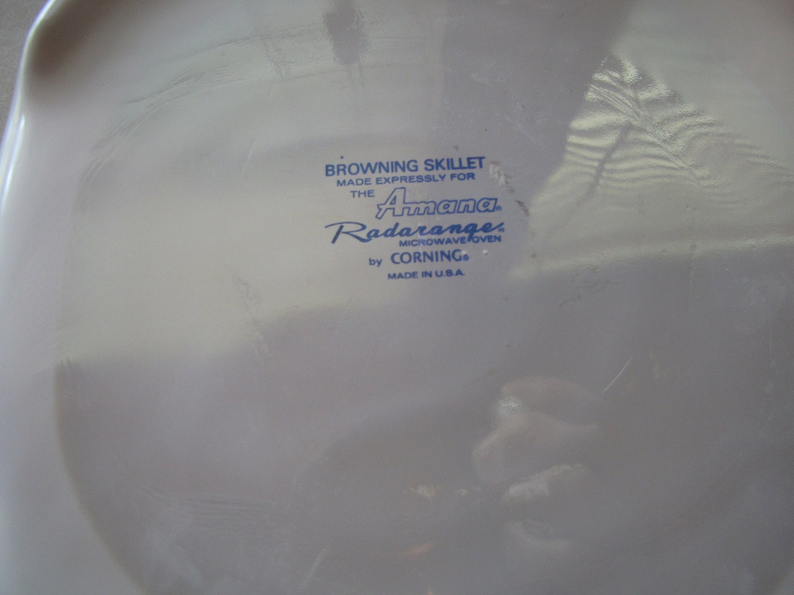 Vintage Corning Ware Colonial House Browning Skillet Casserole Dish ...