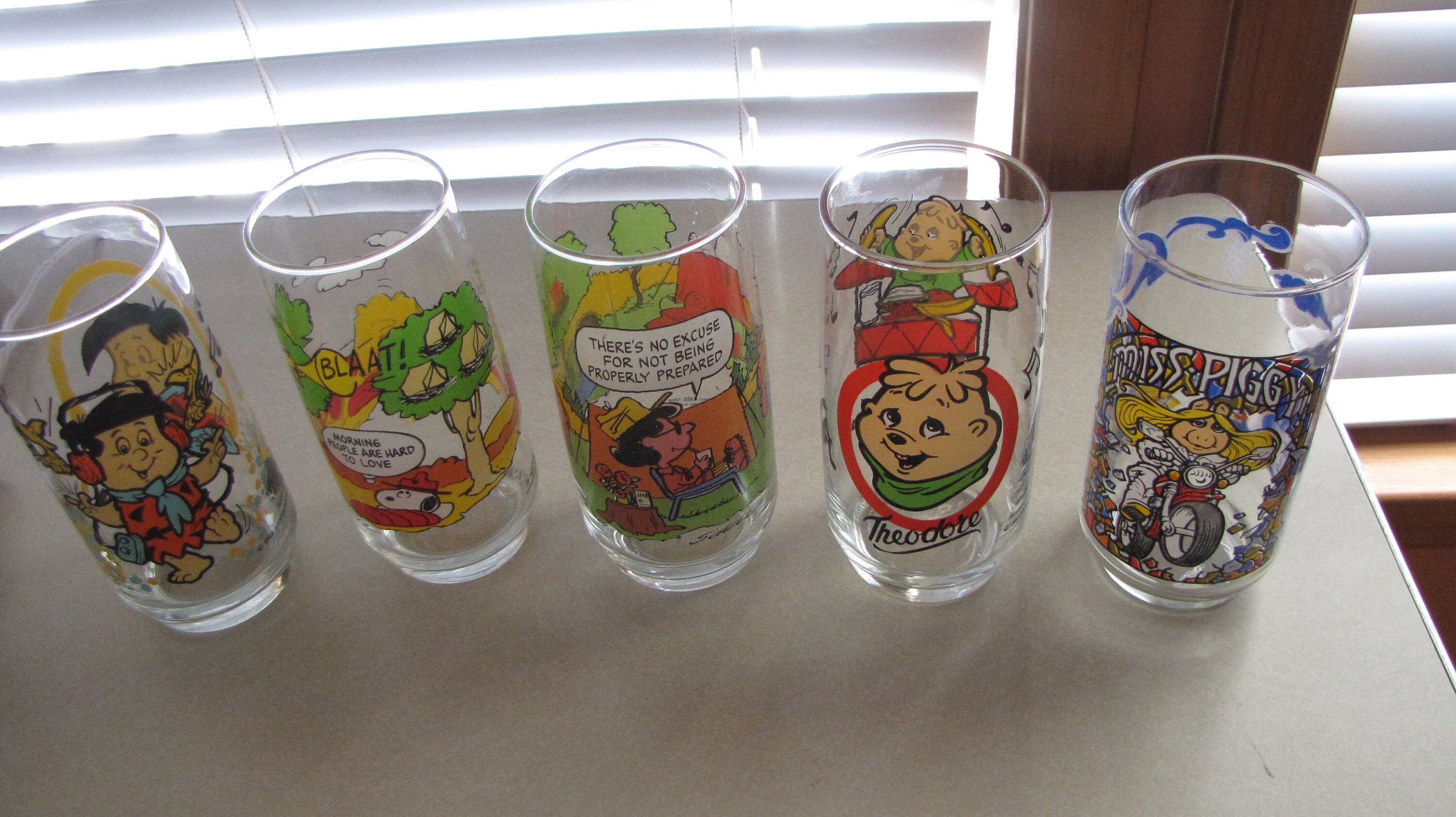 Cartoon Character Large Drinking Glasses Choice From Variety of