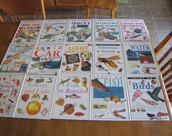 15-Science Books for Children 2-5th Grade, How It Works/Focus On/ Today's World & more by Shooting Star Press, Hardcovers 1980's / 1990's