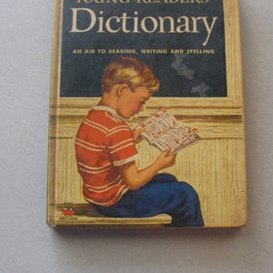 Young Readers Dictionary, An aid to reading, writing and spelling by Margaret Bittner Parke, Hardcover 1955