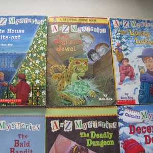 6-A to Z Mysteries Books by Ron Roy, Paperbacks 1990's-2000's - Etsy