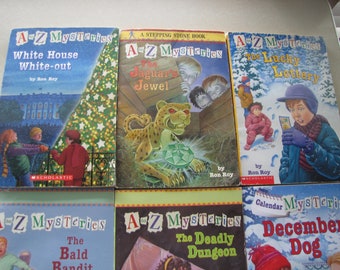 [i：z]BOOKS 1990 6-A to Z Mysteries Books by Ron Roy, Paperbacks 1990's