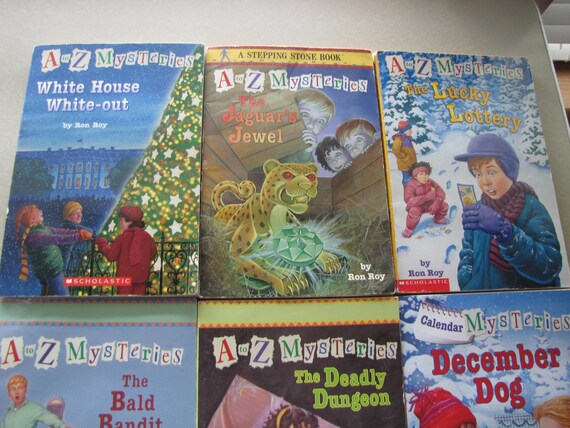 6-A to Z Mysteries Books by Ron Roy, Paperbacks 1990's