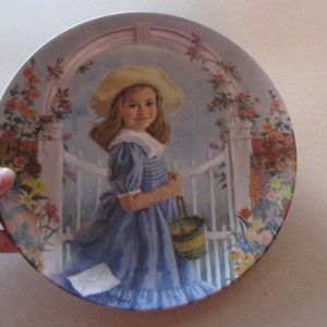 Vintage Collectible Plate &quot;A Tisket, A Tasket&quot; by John McCelland, 1988 Limited Edition Plate