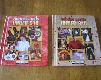 Clever Crafter Series Books, Holiday & Christmas Crafts Under 10 Dollars, Hardcovers 1990's