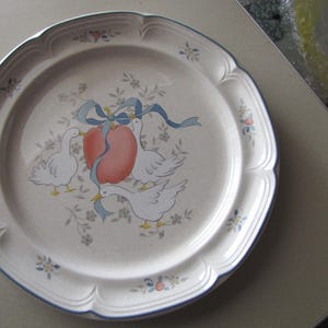 International Tablework&#39;s 12 1/4&quot; Serving Plate &quot;Marmalade&quot; Geese Stoneware Platter