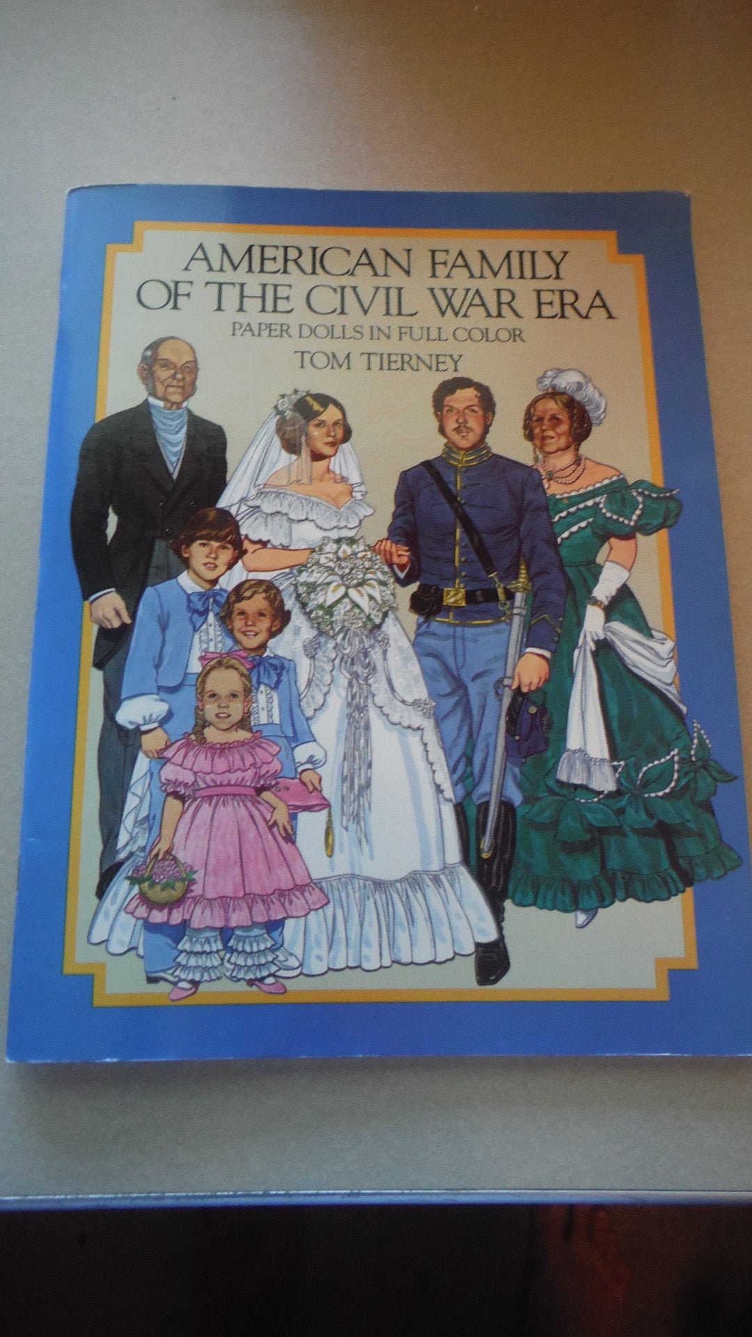 American Family of the Civil War Era Paper Dolls in Full Etsy