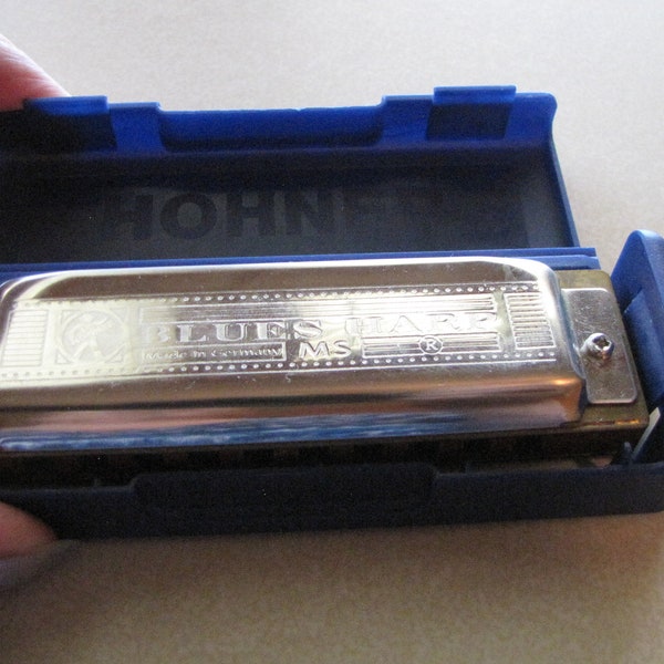 Vintage Hohner Blues Harp made in Germany, Key F