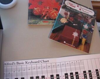 2-EZPLAY TODAY Music books for Piano, Organ, Electric Keyboard. Christmas Cheer #64 & The Best Christmas Songbook # 164