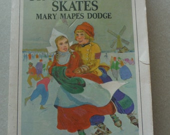 Hans Brinker And The Silver Skates by Mary Mapes Dodge, A Magnum book, paperback 1968, Easy Eye Larger Type For Easy Reading