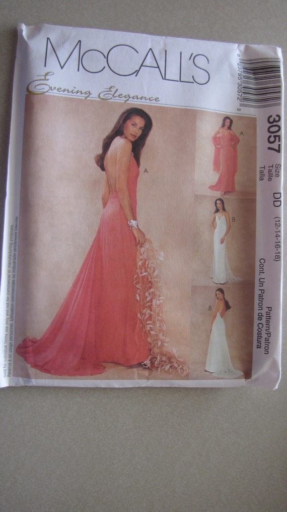 Mccall's Evening Elegance Formal Dress Pattern 3057, Sizes 4,6,8,10/ 12,14, 16,18, Uncut - Etsy Mccall's Evening Elegance Formal Dress Pattern 3057, Sizes 4,6,8,10/ 12,14, 16,18, Uncut - Etsy