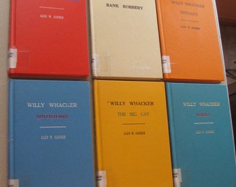 9- Willy Whacker Books, all Hardcovers from the 1990's.  “Rare Find, No longer in print!"