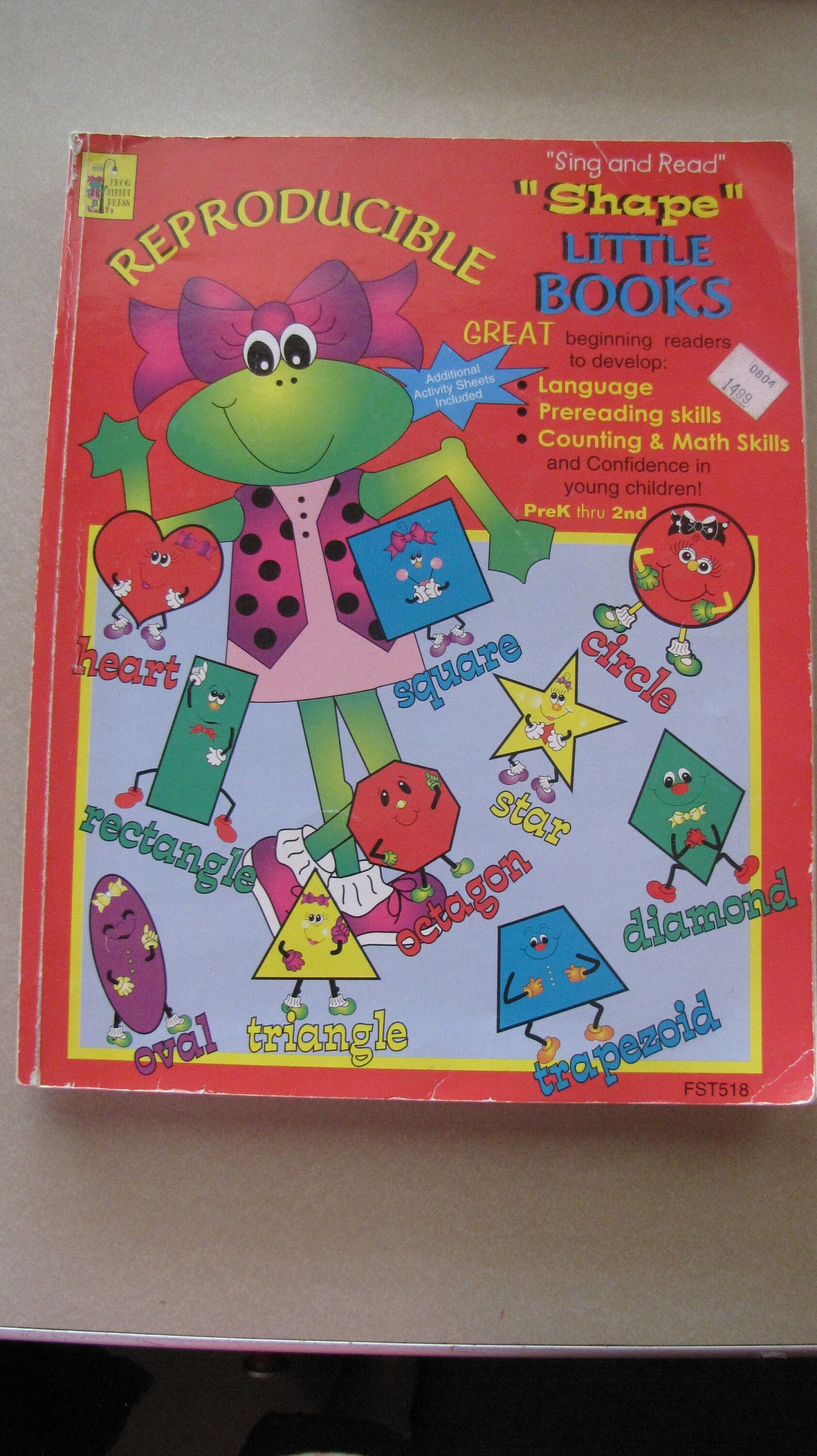 Sing and Read shape Little Books by Frog Street - Etsy