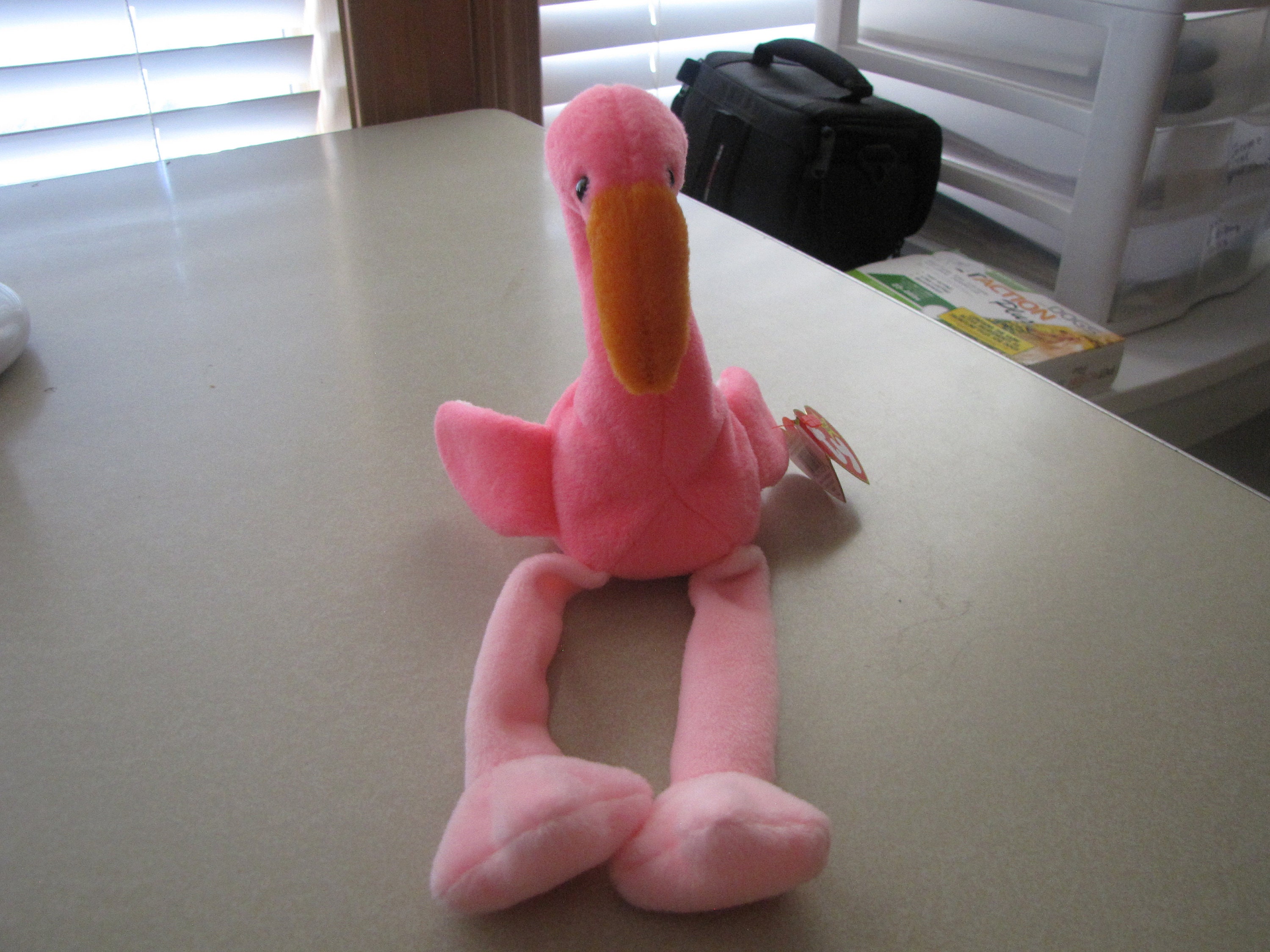 Ty Beanie Baby Pinky 1995 P V C Pellets Errors Vibrant Etsy