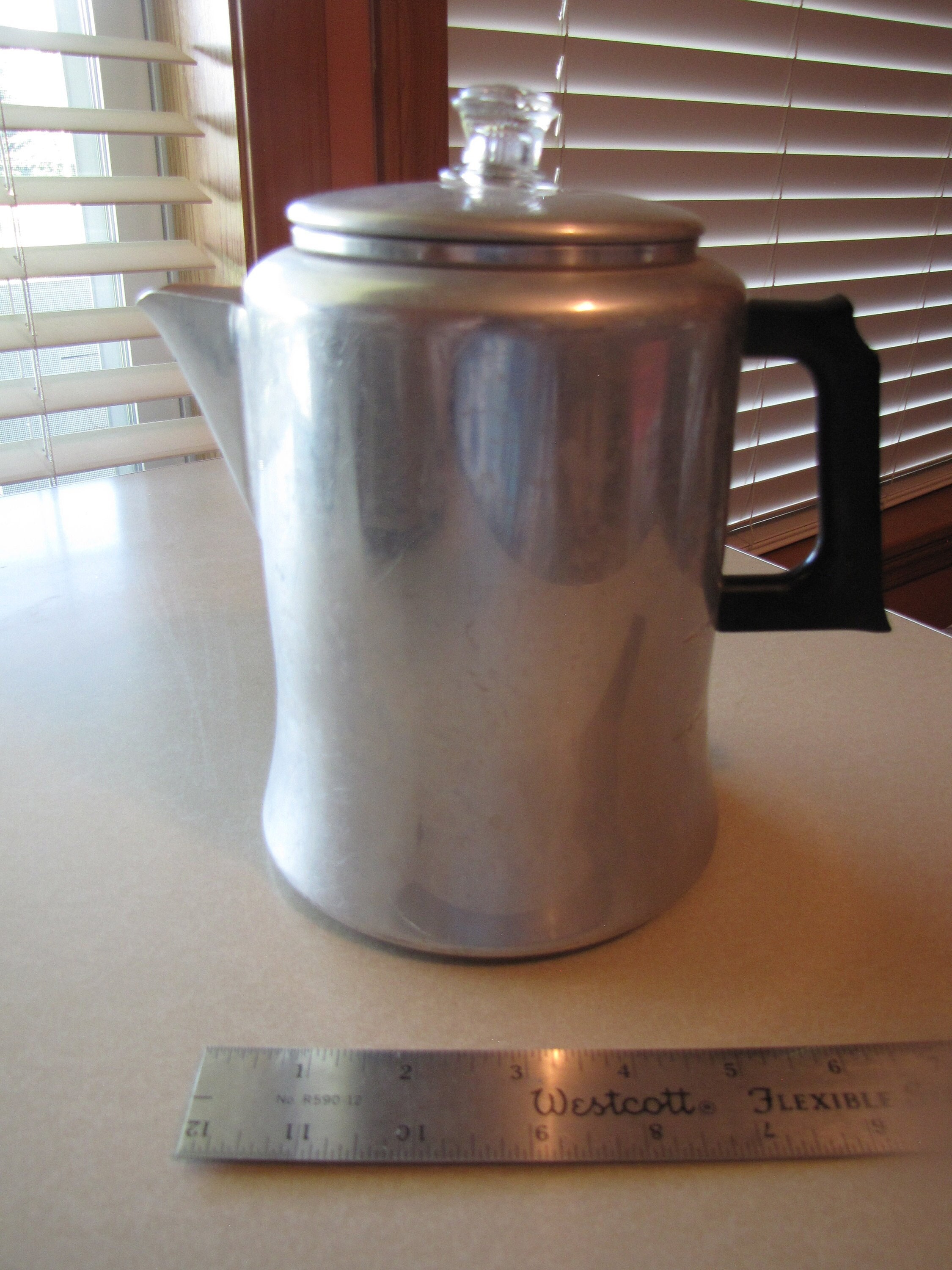 Mirro the Finest Aluminum Stove Top Peculator 8 Cup Coffee Pot Etsy
