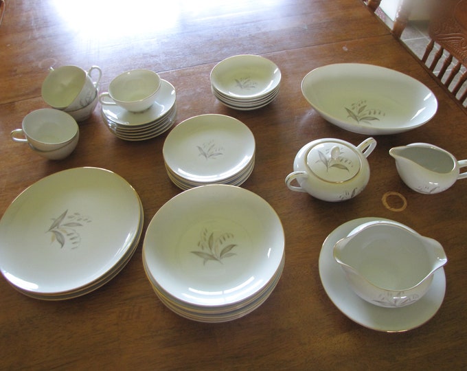 Kaysons Fine China golden Rhapsody 1961 Dishes Etsy