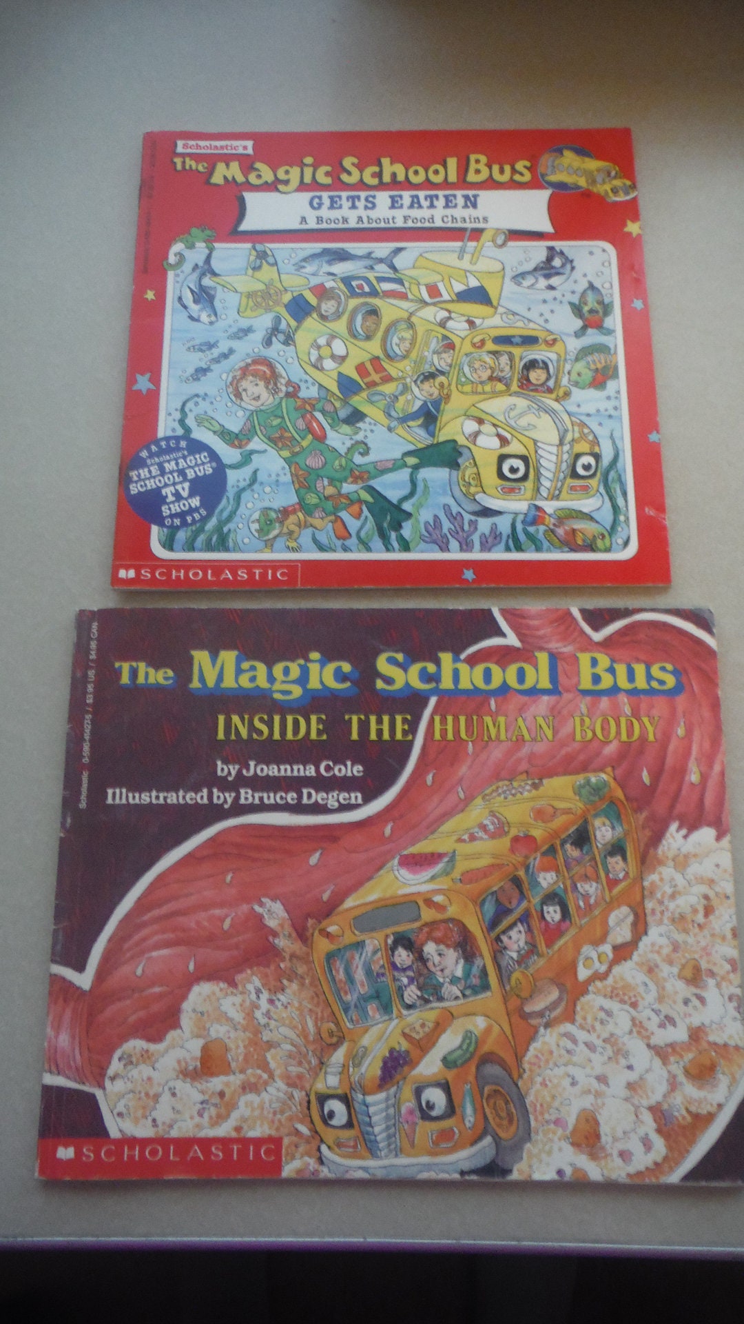 2magic School Bus Books Gets Eaten and Inside the Human Etsy