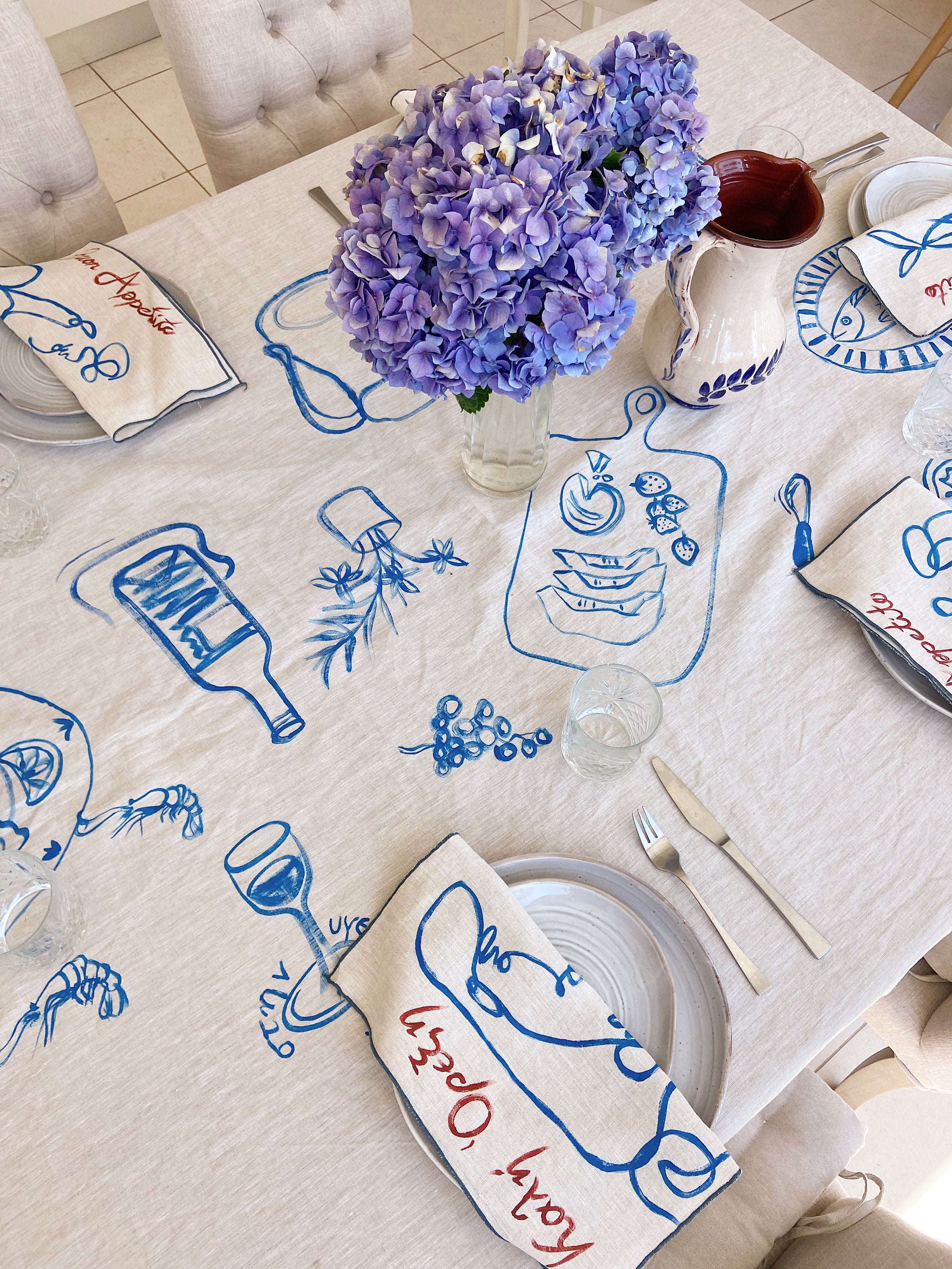 100 Linen Tablecloths Etsy