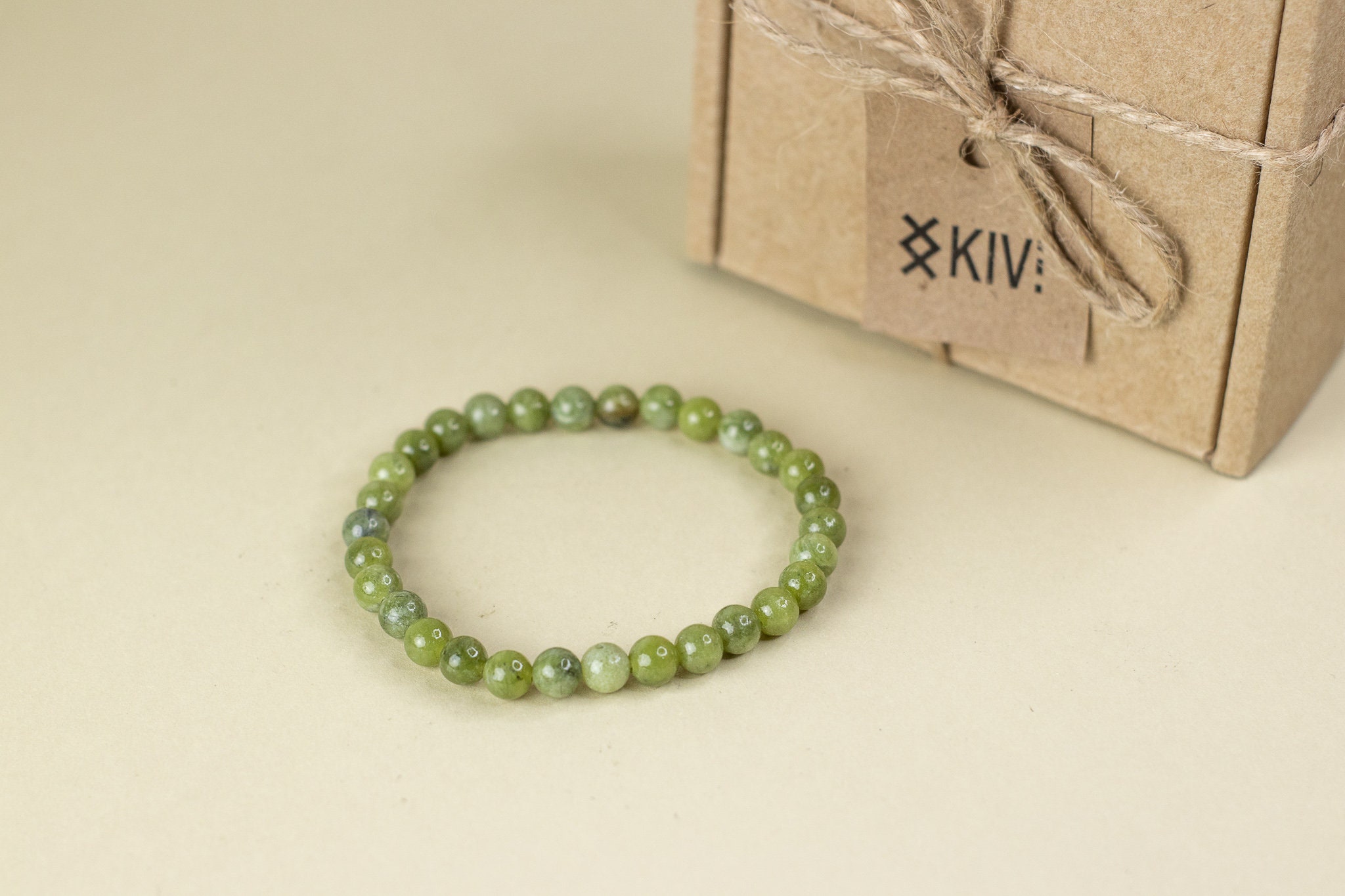 Real Jade bead bracelet 6mm Green Jade stone bracelet | Etsy