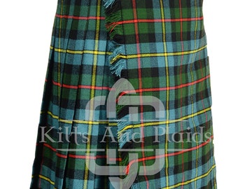 Women Maxi Skirt - Scottish tartan Maxi Length KILTED SKIRT - Ladies Skirt - Women Long Tartan Skirt - Custom Made Hostess Ladies Skirt