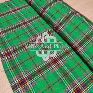 Tara Murphy Tartan - Homespun 100% Acrylic 16 oz Tartan Fabric - Machine Washable -54 Inches Width - Running Yards - Kilt Making Fabric