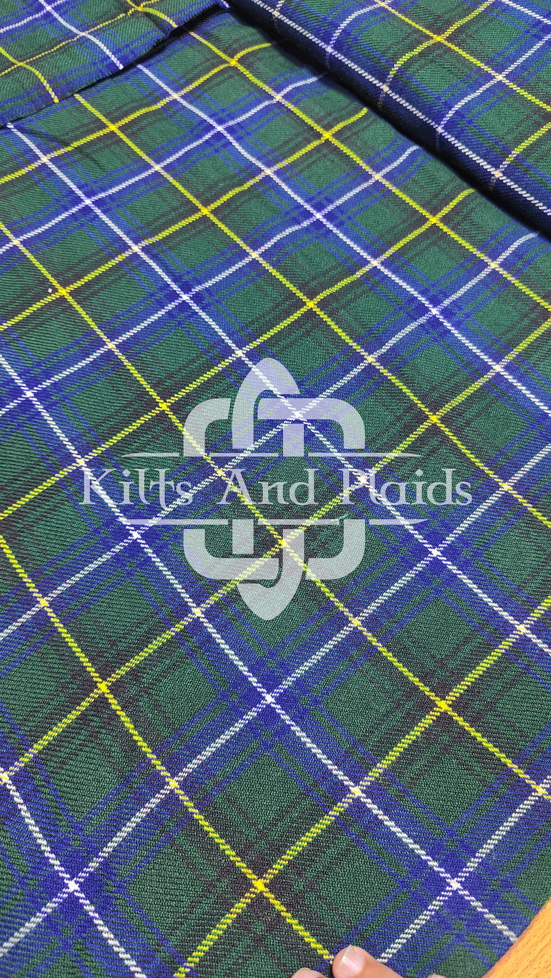 Henderson Modern Tartan Homespun Wool Blend Tartan Fabric Etsy